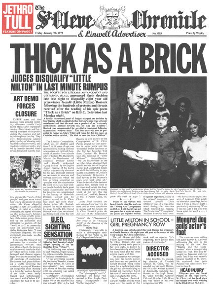 Jethro Tull - Thick As A Brick (LP, Album, RE, 50t) - Image 3