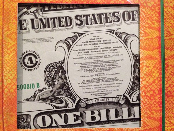 Alice Cooper - Billion Dollar Babies (LP, Album, RE, 180) - Image 3