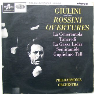 Giulini* Conducts Rossini*, Philharmonia Orchestra - Overtures (LP, Red)