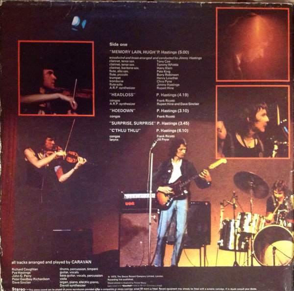 Caravan - For Girls Who Grow Plump In The Night (LP, Album, Gat) - Image 2