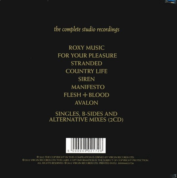 Roxy Music - The Complete Studio Recordings (CD, Album, RE + CD, Album, RE + CD, Album, RE + CD) - Image 2