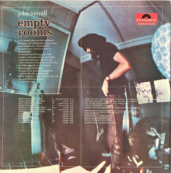 John Mayall - Empty Rooms / The Turning Point (2xLP, Comp, Ga) - Image 2