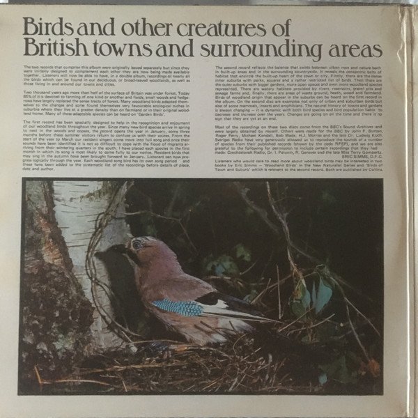 No Artist - Woodland And Garden Birds (2xLP, Album, Mono) - Image 2