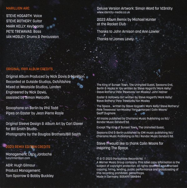 Marillion - Seasons End (CD, Album, RE, 202) - Image 3