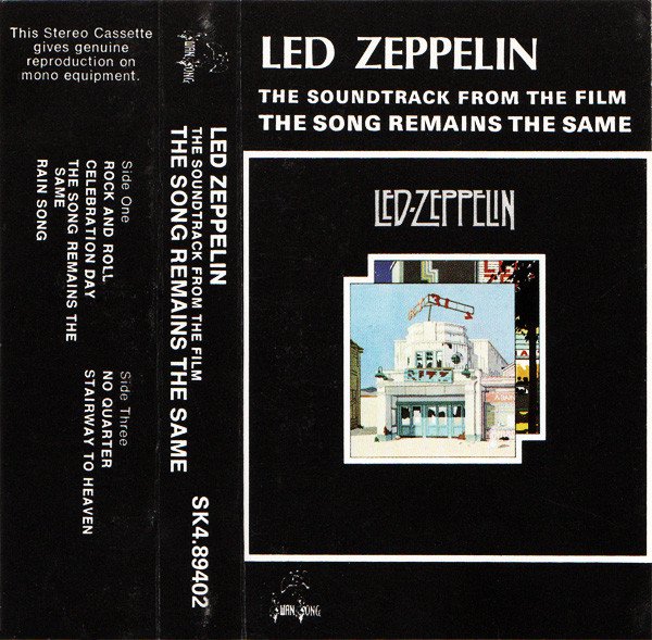 Led Zeppelin - The Soundtrack From The Film The Song Remains The Same (2xCass, Album, Bla) - Image 2