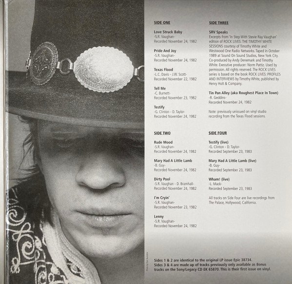 Stevie Ray Vaughan And Double Trouble* - Texas Flood (2xLP, Album, Ltd, RE, RM, Gat) - Image 3