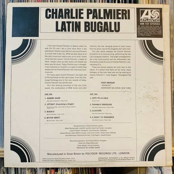 Charlie Palmieri - Latin Bugalu (LP, Album) - Image 2