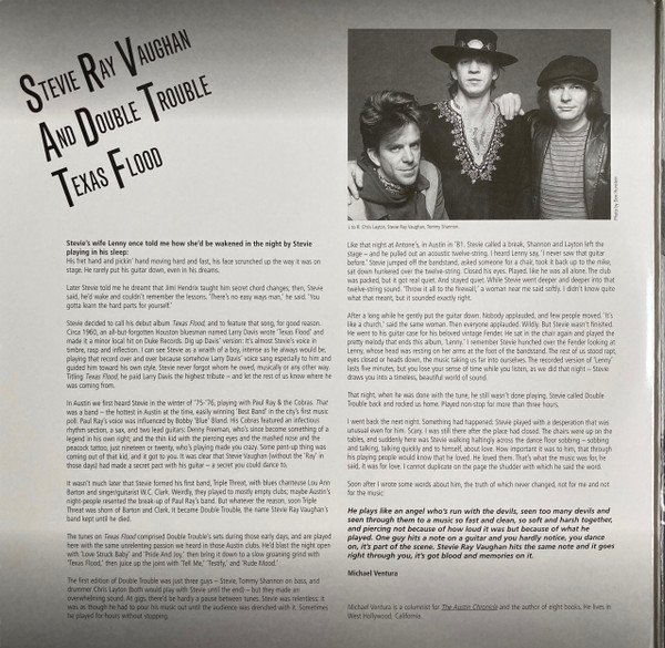 Stevie Ray Vaughan And Double Trouble* - Texas Flood (2xLP, Album, Ltd, RE, RM, Gat) - Image 2
