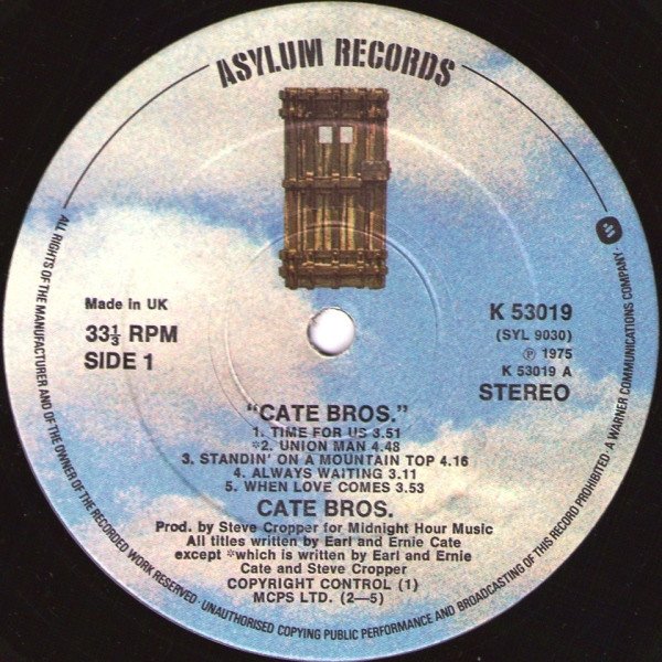 Cate Bros.* - Cate Bros. (LP, Album) - Image 3