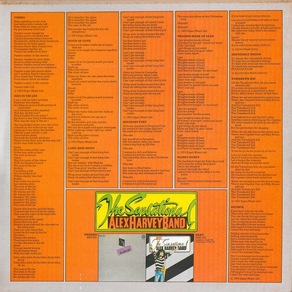 The Sensational Alex Harvey Band - The Impossible Dream (LP, Album, Gat) - Image 3