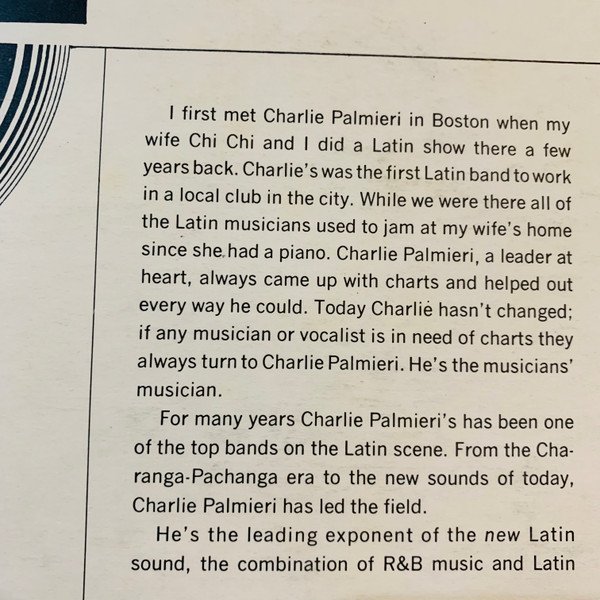 Charlie Palmieri - Latin Bugalu (LP, Album) - Image 3