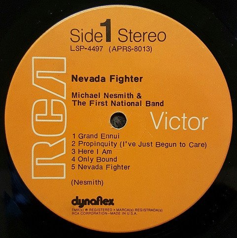Michael Nesmith & The First National Band - Nevada Fighter (LP, Album, Roc) - Image 3