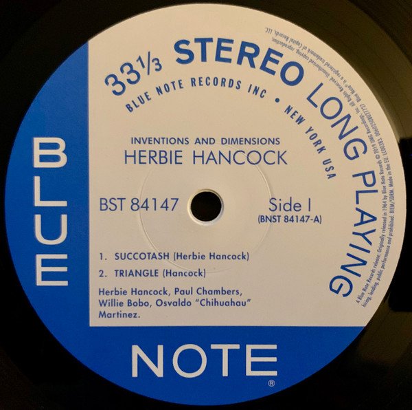 Herbie Hancock - Inventions & Dimensions (LP, Album, RE, 180) - Image 3