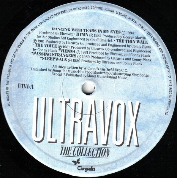 Ultravox - The Collection (LP, Comp) - Image 3
