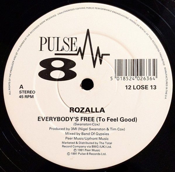 Rozalla - Everybody's Free (To Feel Good) (12", Single) - Image 3