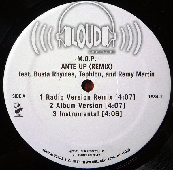 M.O.P. - Ante Up (Remix) (12") - Image 3