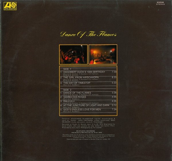 Guru Guru - Dance Of The Flames (LP, Album) - Image 2