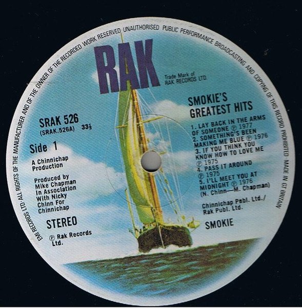 Smokie - Greatest Hits (LP, Comp, Emb) - Image 3