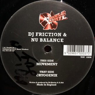 DJ Friction & Nu Balance - Cryogenix / Movement (12")