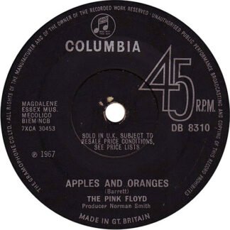 The Pink Floyd* - Apples And Oranges (7", Single, Mono, Sol)