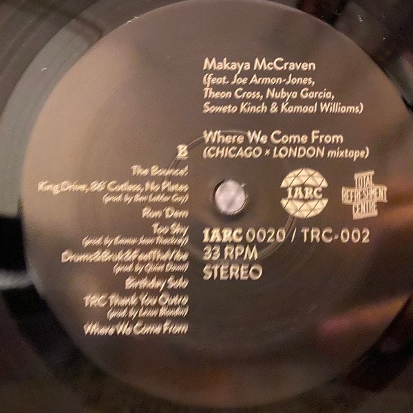 Makaya McCraven - Where We Come From (Chicago × London Mixtape) (LP, Mixtape, RE) - Image 3