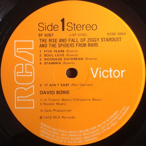 David Bowie - The Rise And Fall Of Ziggy Stardust And The Spiders From Mars (LP, Album) - Image 3