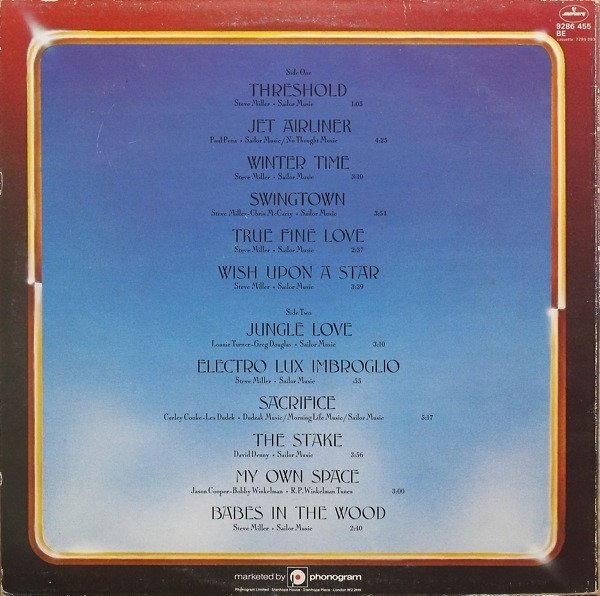 Steve Miller Band - Book Of Dreams (LP, Album) - Image 2