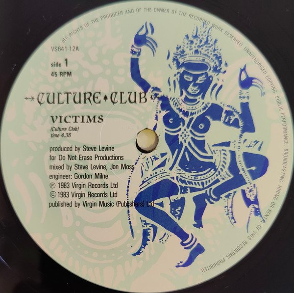 Culture Club - Victims (12", Single) - Image 3