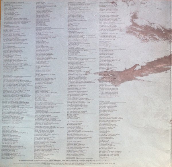 Joni Mitchell - The Hissing Of Summer Lawns (LP, Album, Gat) - Image 3