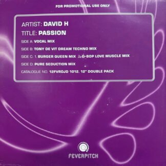 David H - Passion (2x12", Promo)