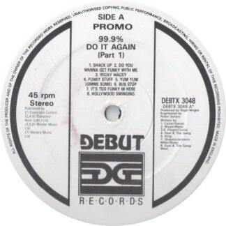 99.9% - Do It Again (Part One) (12", P/Mixed, Promo)