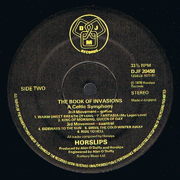 Horslips - The Book Of Invasions (A Celtic Symphony) (LP, Album) - Image 3
