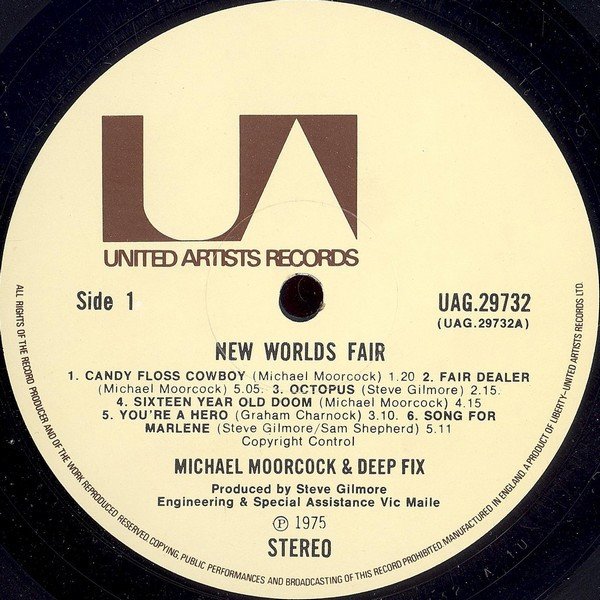 Michael Moorcock & The Deep Fix* - The New Worlds Fair (LP, Album) - Image 3