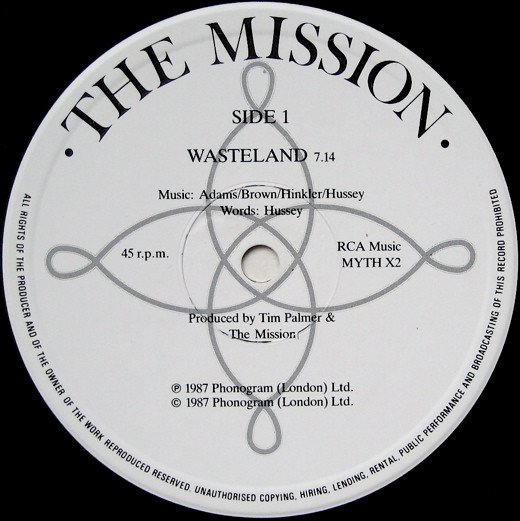 The Mission - 1V (12", Single) - Image 3
