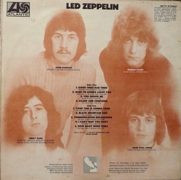Led Zeppelin - Led Zeppelin (LP, Album, Ver) - Image 2