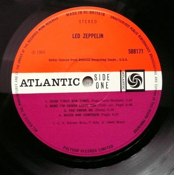 Led Zeppelin - Led Zeppelin (LP, Album, Ver) - Image 3