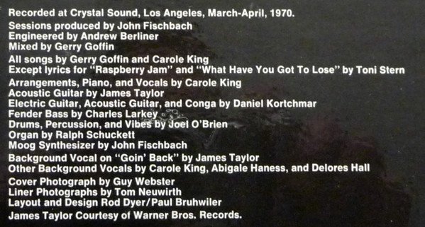 Carole King - Writer: Carole King (LP, Album, RE) - Image 3