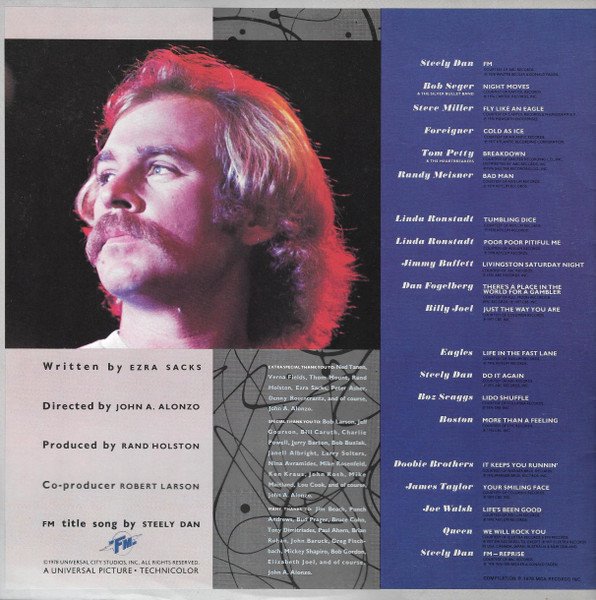 Various - FM (The Original Movie Soundtrack) (2xLP, Album, Comp, Gat) - Image 2