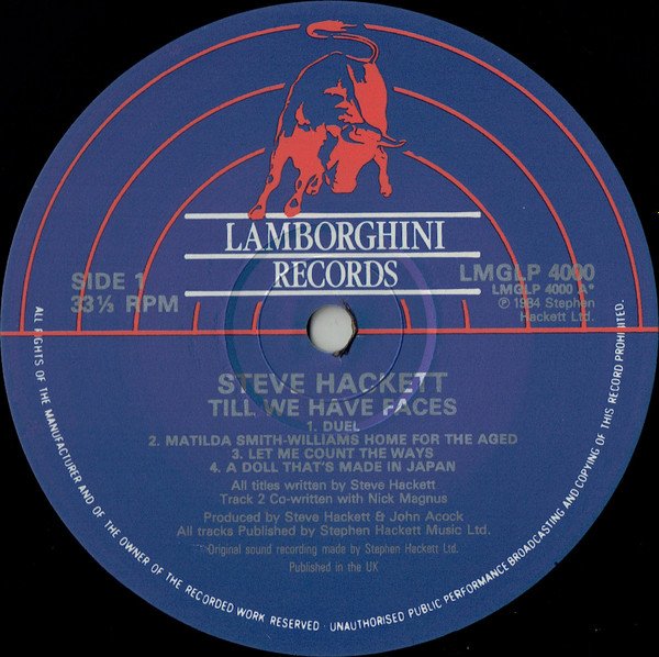 Steve Hackett - Till We Have Faces (LP, Album) - Image 3