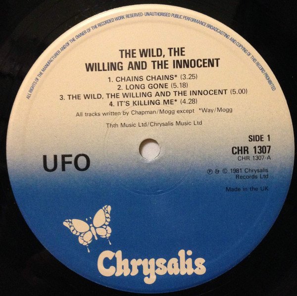 UFO (5) - The Wild, The Willing And The Innocent (LP, Album) - Image 3