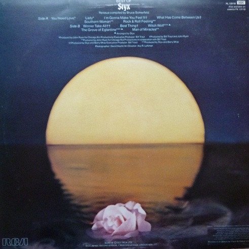 Styx - Best Of Styx (LP, Comp) - Image 2