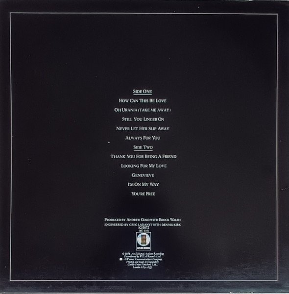 Andrew Gold - All This And Heaven Too (LP, Album) - Image 2