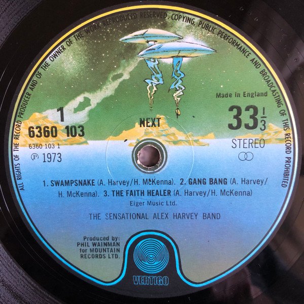 The Sensational Alex Harvey Band - Next… (LP, Album) - Image 3