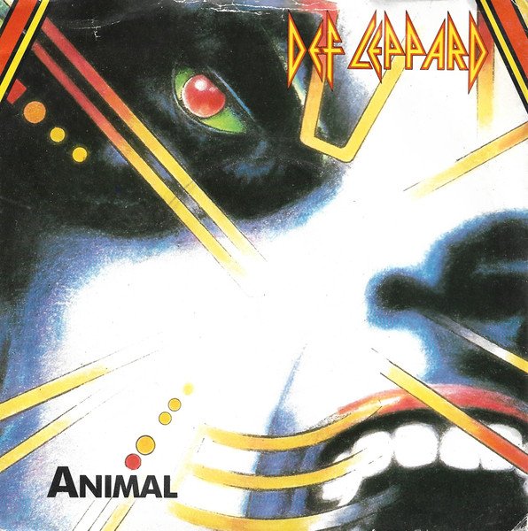 Def Leppard - Animal (7", Single, Sil)