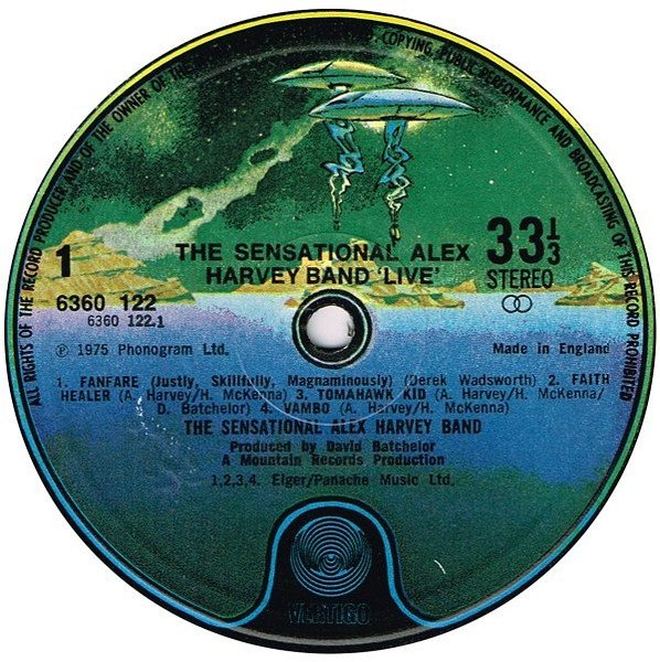 The Sensational Alex Harvey Band - Live (LP, Album) - Image 3