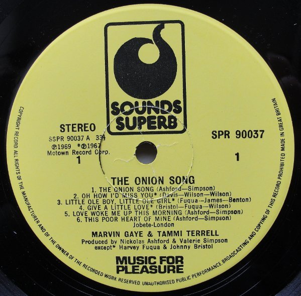 Marvin Gaye And Tammi Terrell - The Onion Song (LP, Comp) - Image 3