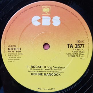 Herbie Hancock - Rockit (Long Version) (12", Single, Gen)