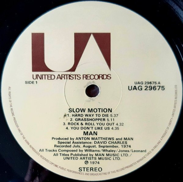 Man - Slow Motion (LP, Album, Lam) - Image 3