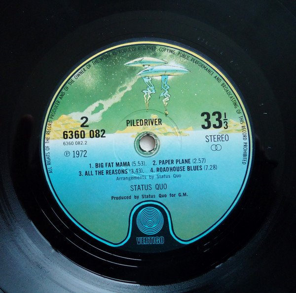 Status Quo - Piledriver (LP, Album, RE, Sid) - Image 3