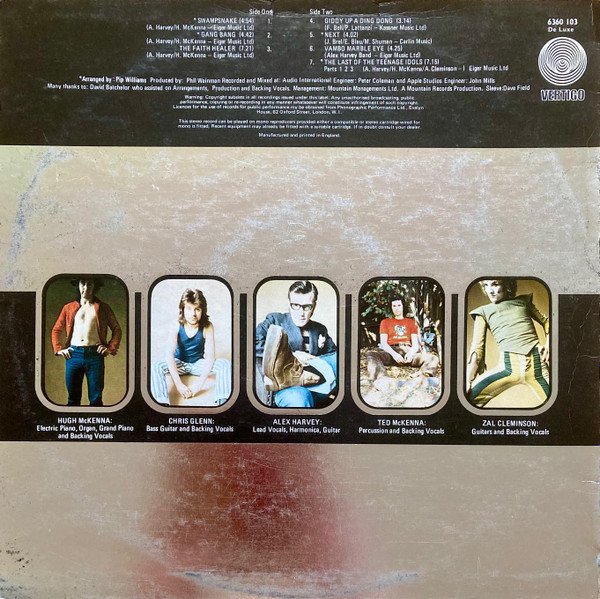 The Sensational Alex Harvey Band - Next… (LP, Album) - Image 2